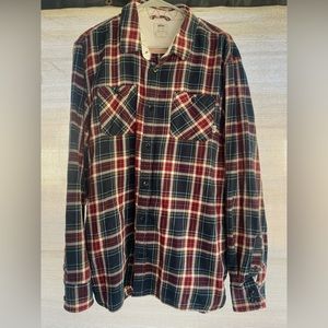 Vans Men’s Flannel Button Down Shirt